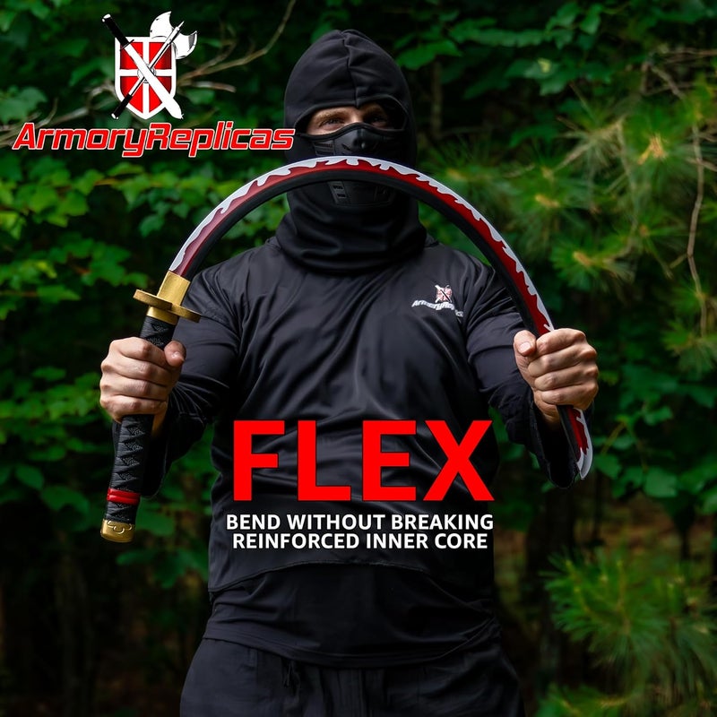 Armory Replicas - Polyurethane Foam Zoro Pirate Anime Wado Ichimonji Replica Katana - Cosplay Cosplay LARP Prop Foam Sword - Image 3